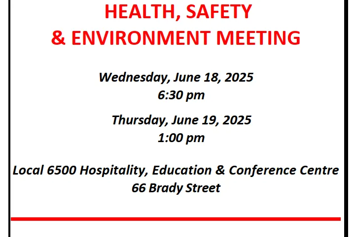 June Health & Safety Meeting