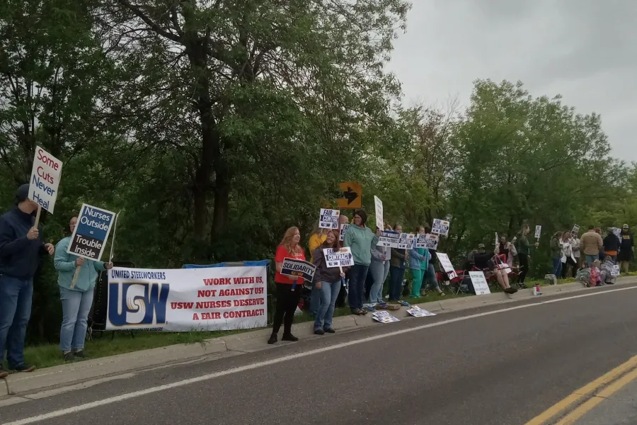 photo of informational picket