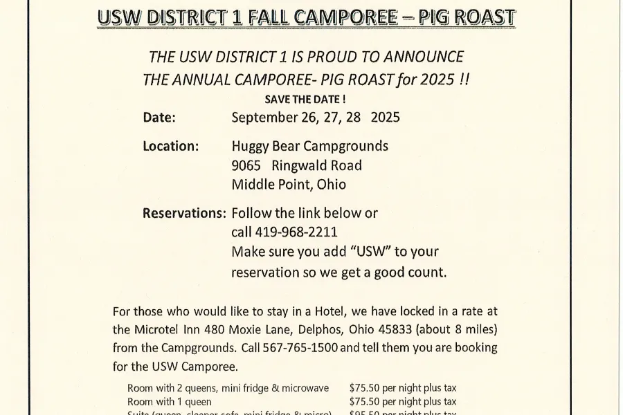 2025 District 1 Fall Camporee