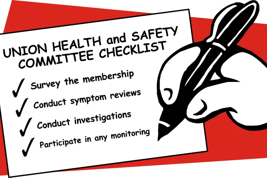 health and safety check list