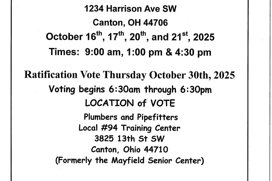 Informational Meetings