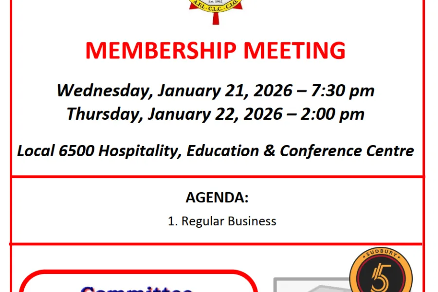 January 2026 membership meeting