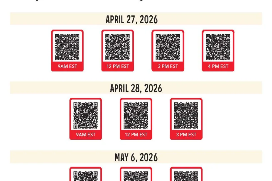Pension Freeze QR Codes 