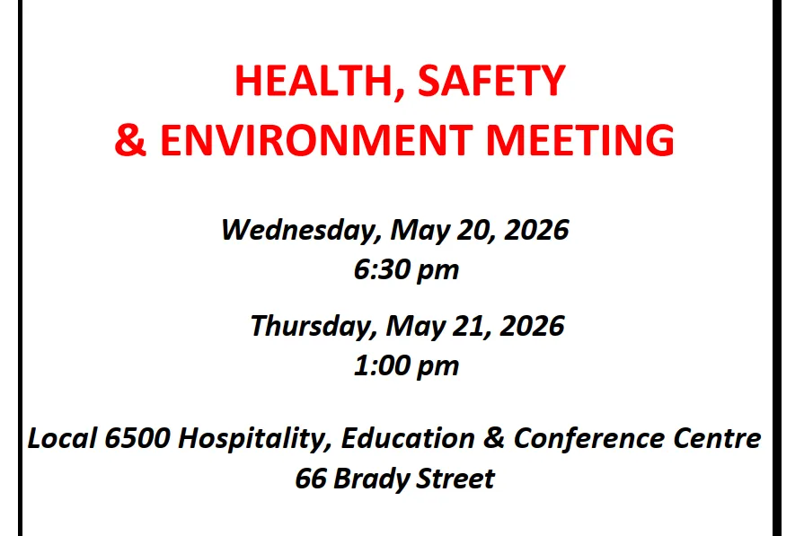 May Health and Safety Meeting