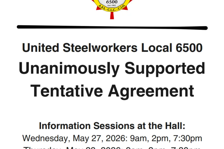 Tentative Agreement Poster