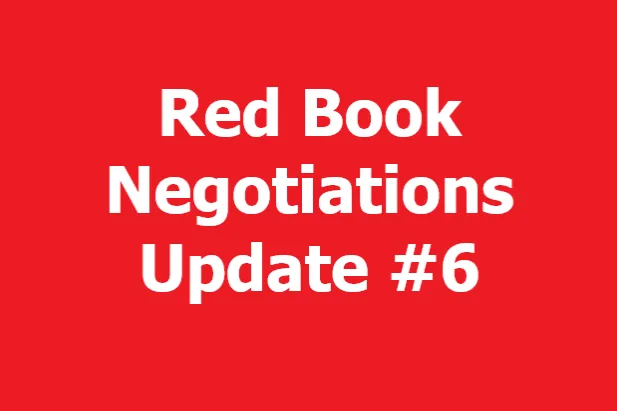 Red Book Negotiations Update #6