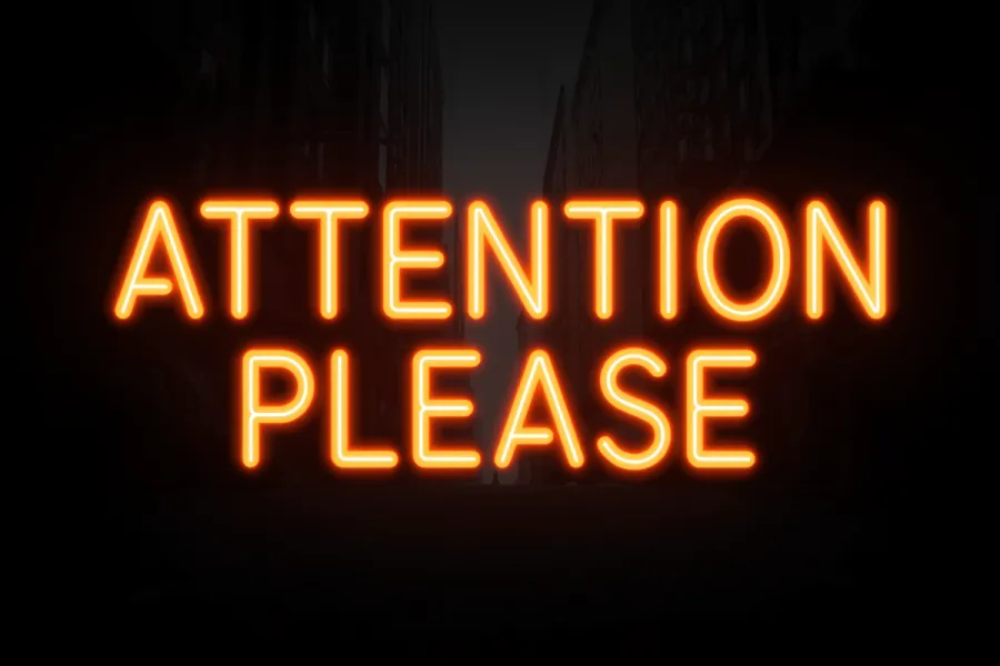 attention