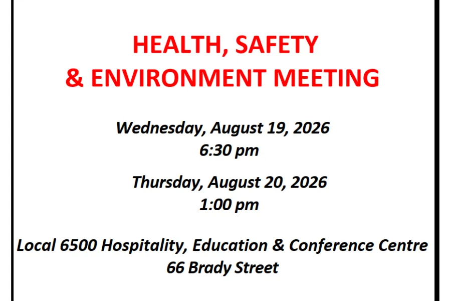 August Health and Safety Meeting