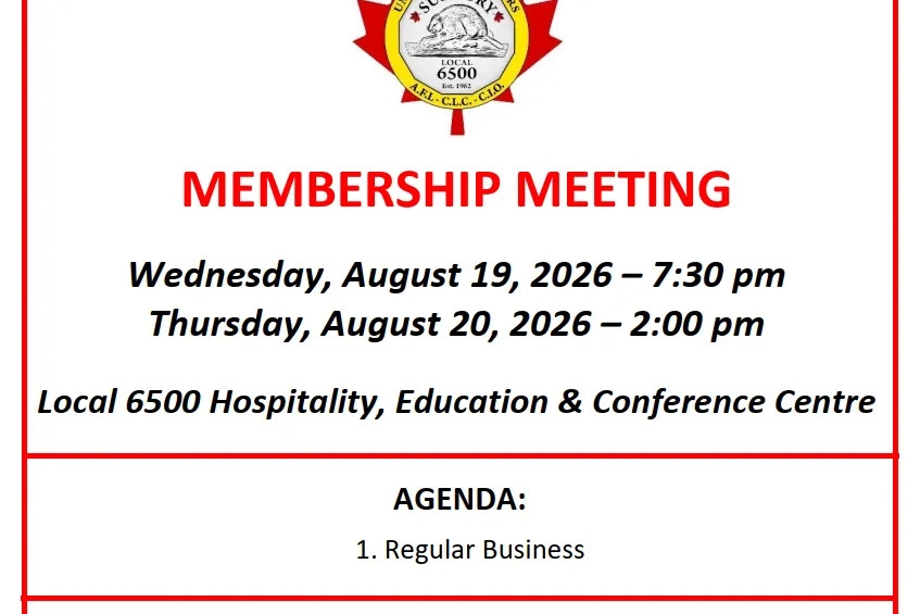 August Membership Meeting