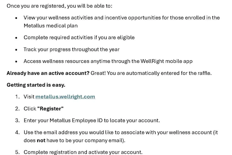 WellRight register