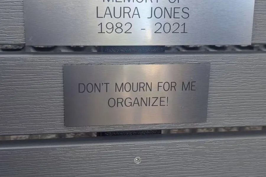 Laura Jones Dedication Bench