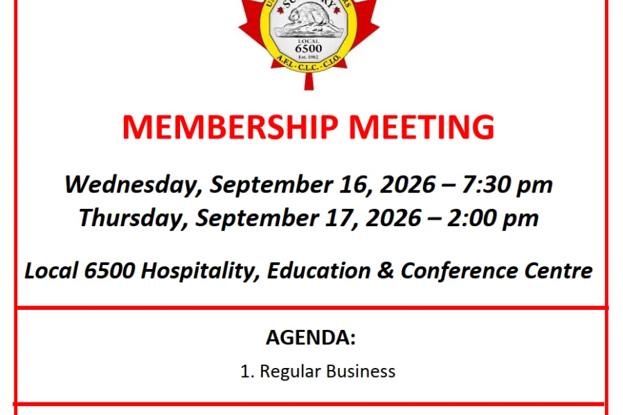 September Membership Meeting