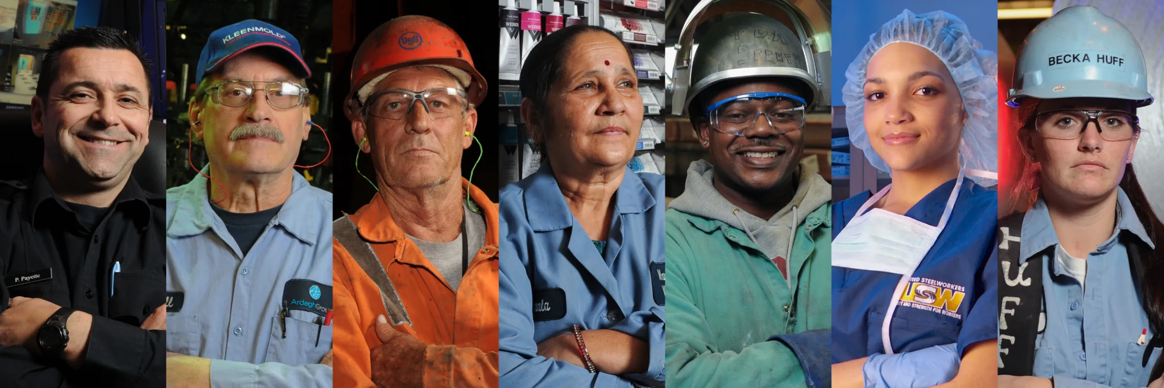 Image of USW workers