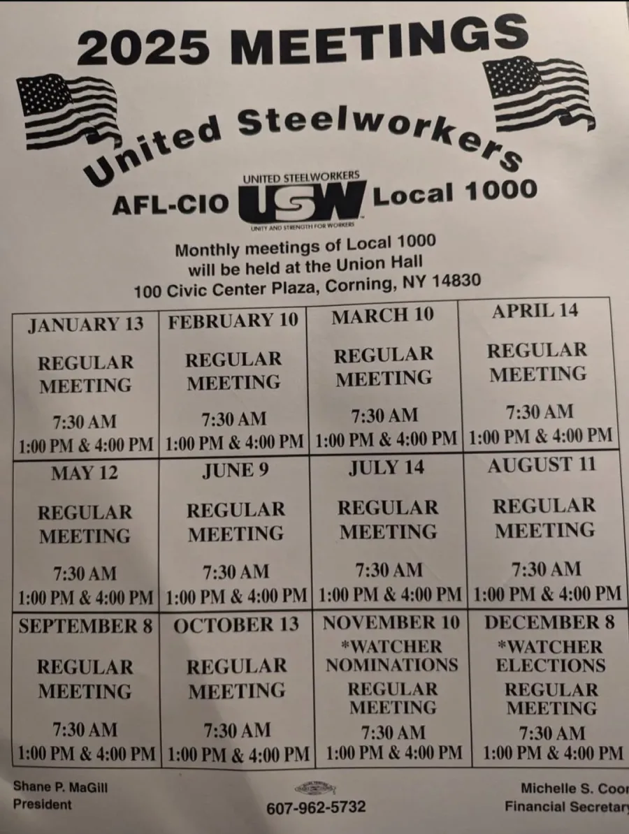2025 Membership Mtgs