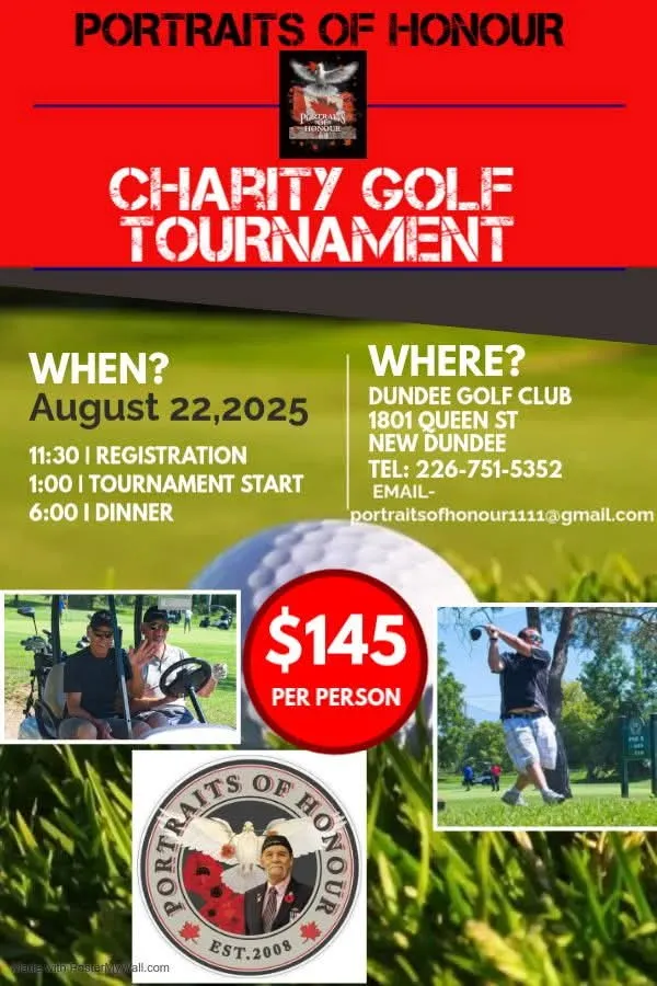 Charity Golf Tournament August 22nd