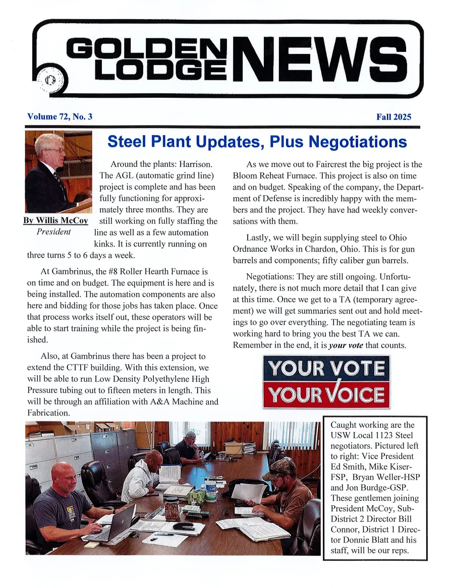 Front Page Image of the Fall 2025 GLN