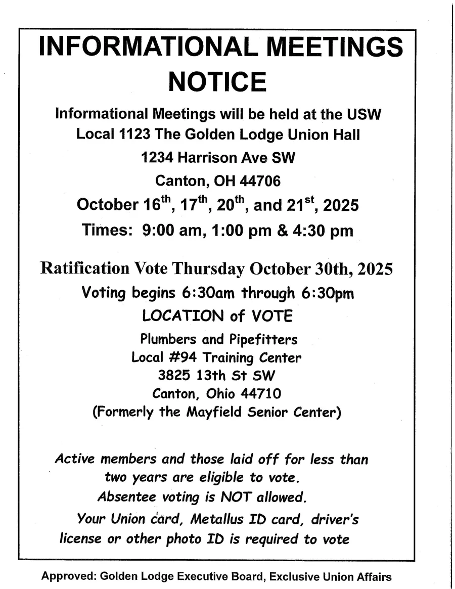 Informational Meetings