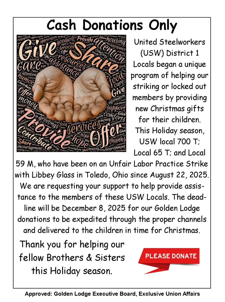 Libbey Donation Flyer