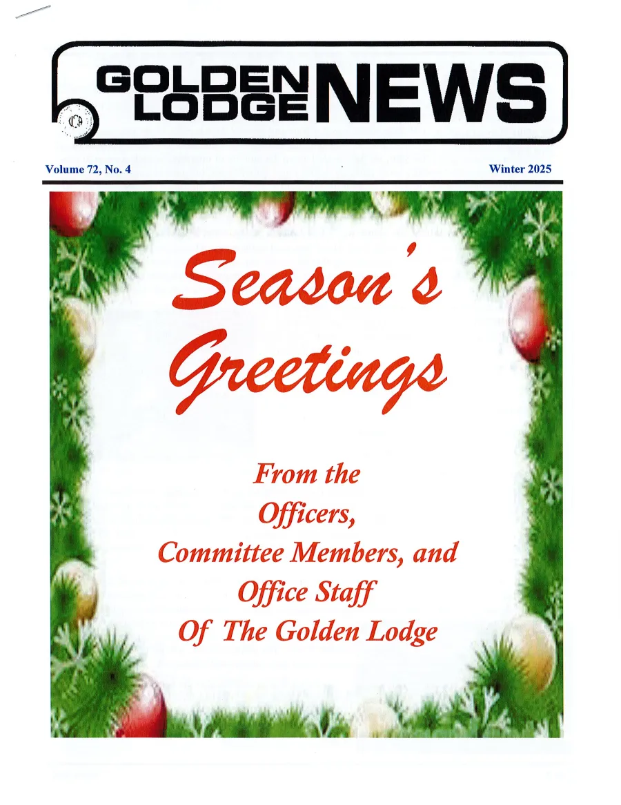 Winter 2025 GLN Front Page