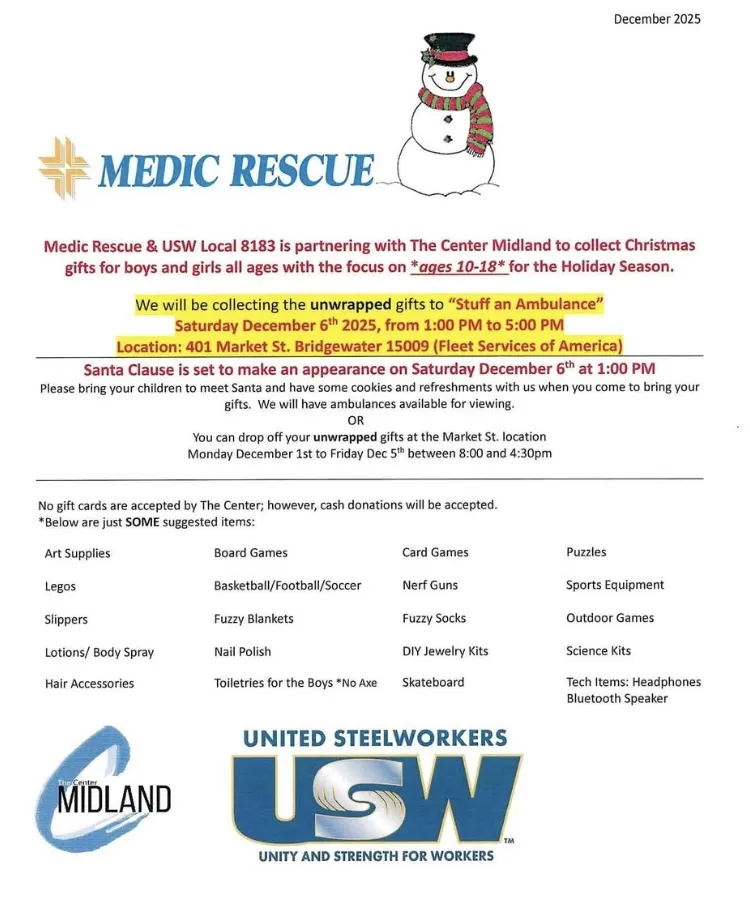 Please think about stopping by and help out the Women of Steel along with Medic Rescue help these kids have a Merry Christmas 