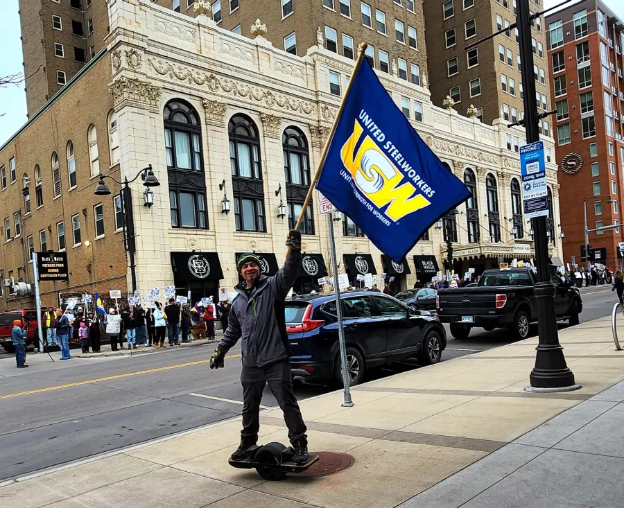 photo of a Red Book rally