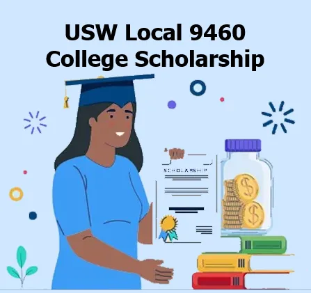 college student holding a scholarship