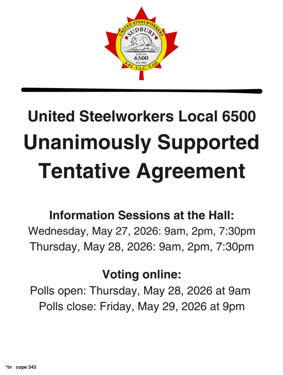 Tentative Agreement Poster