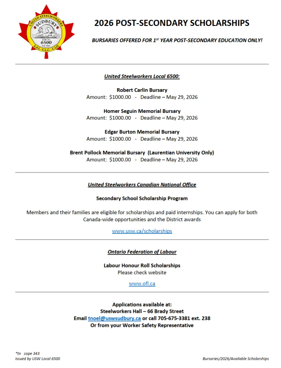 Available Bursaries 2026