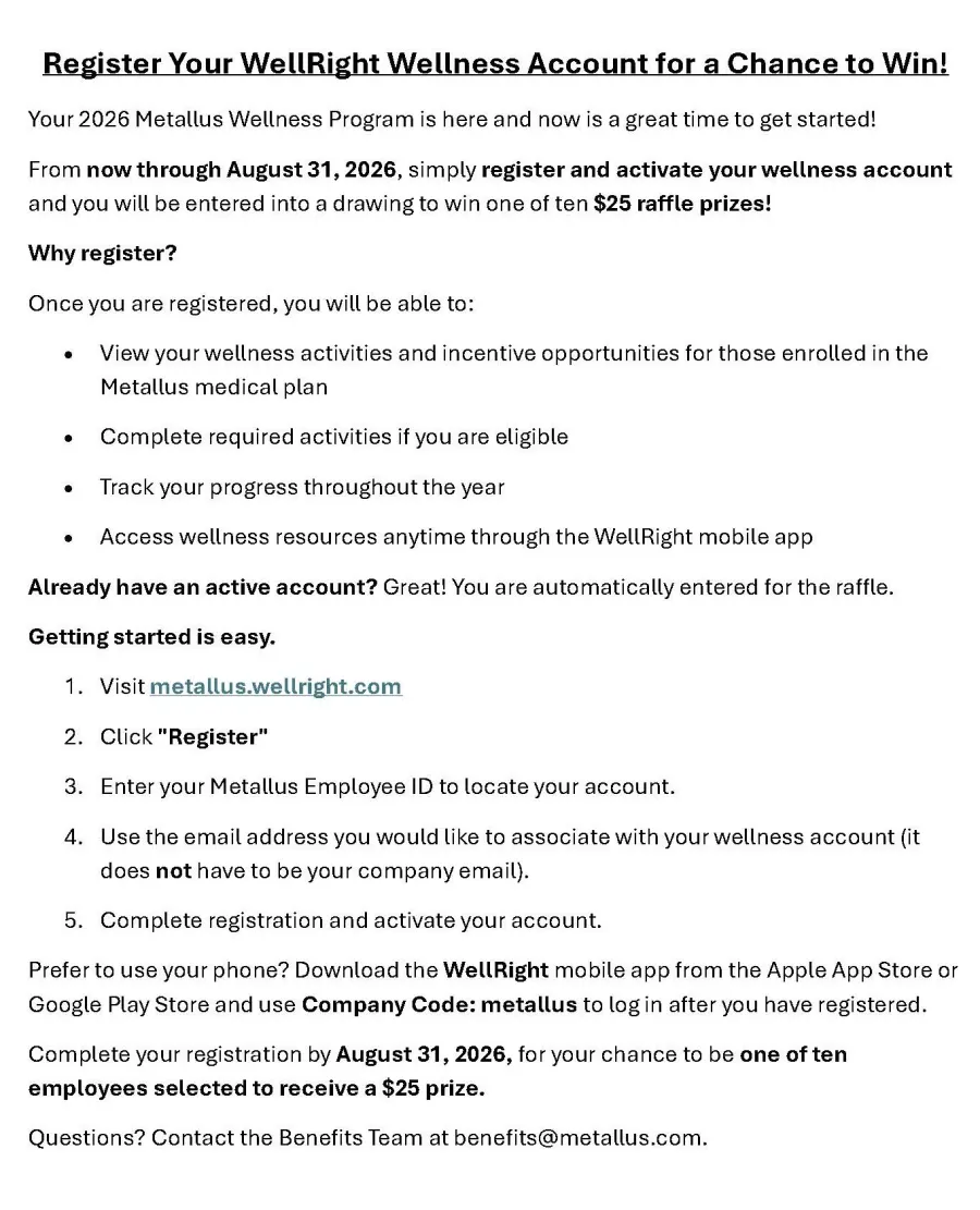 WellRight register