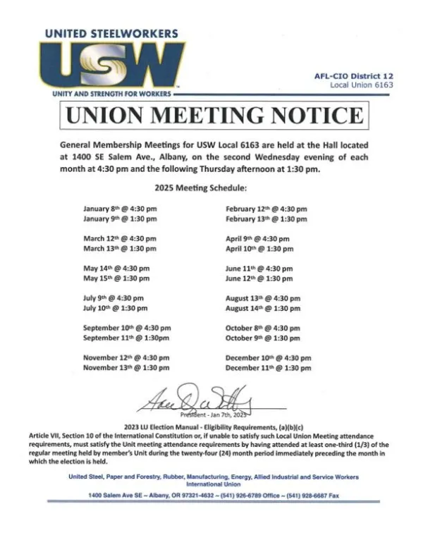 Meeting Notice