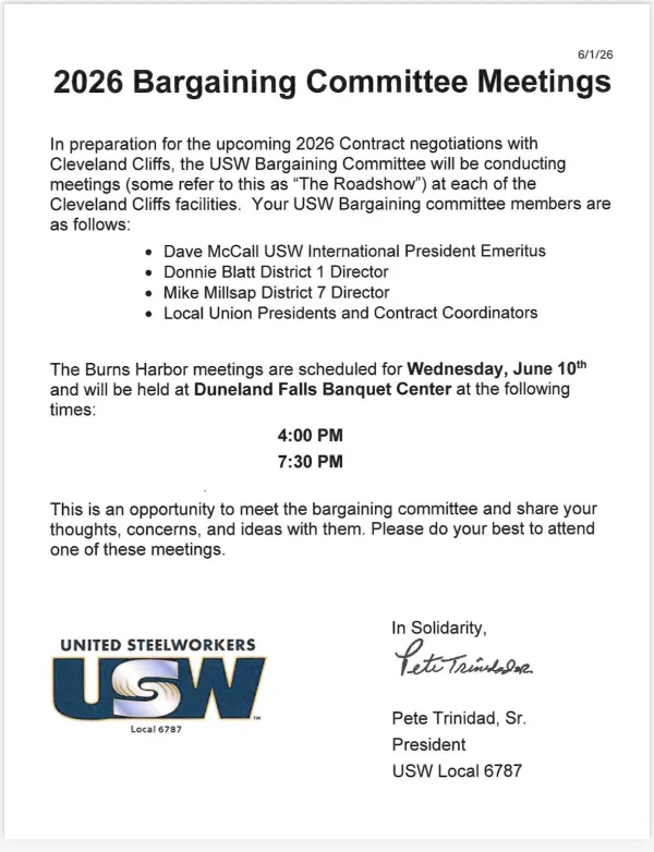 2026 Bargaining Committee Meeting
