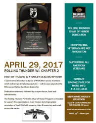 Chair of Honor Dedication