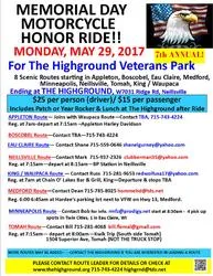 Memorial Day Honor Ride