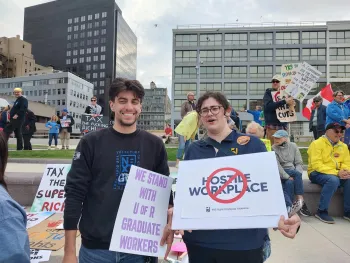 Rochester May Day rally