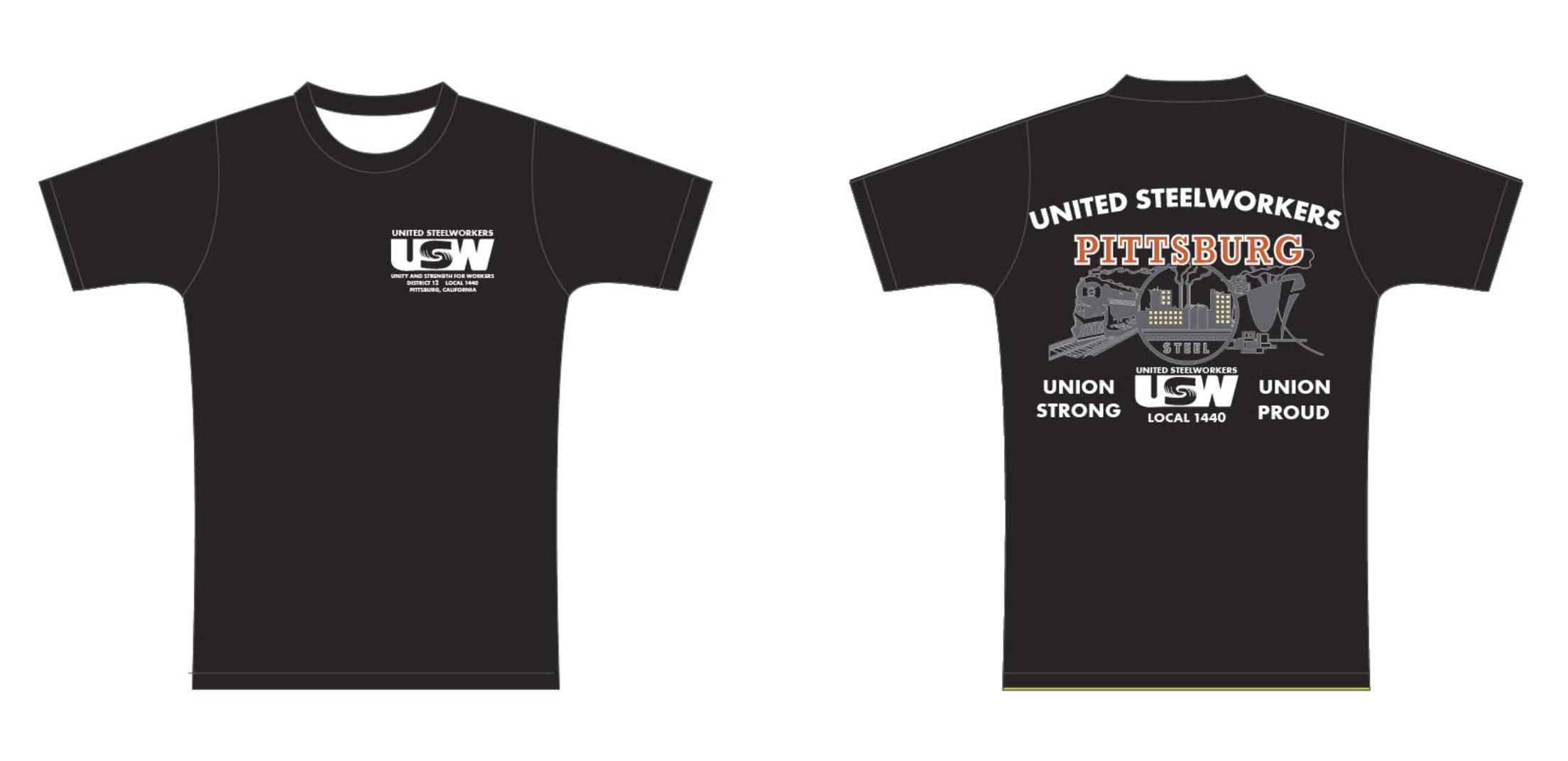 USW 1440 Union Shirt Back