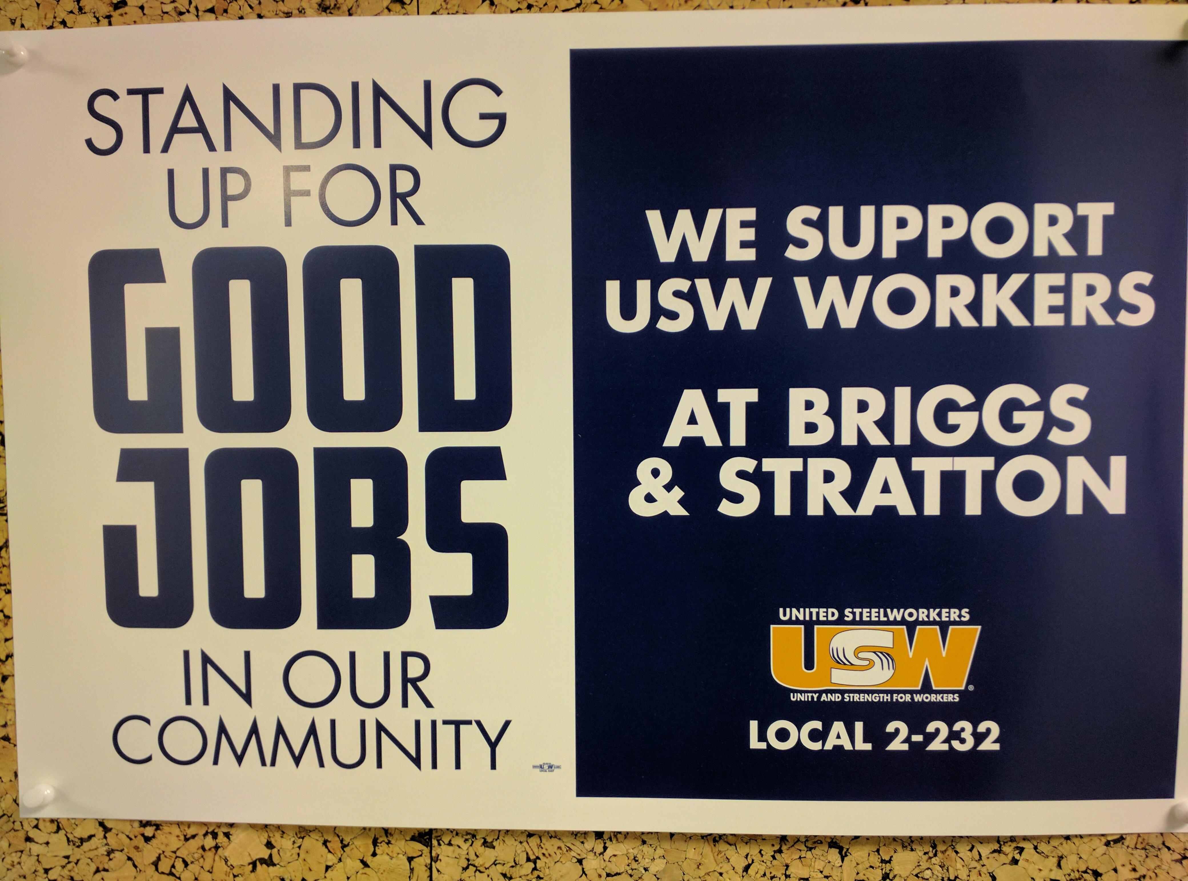 Good Family Supporting jobs at Briggs and Stratton Corporation
