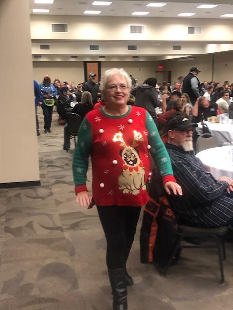 11.17.18 Ugly Sweater Contest Contestant