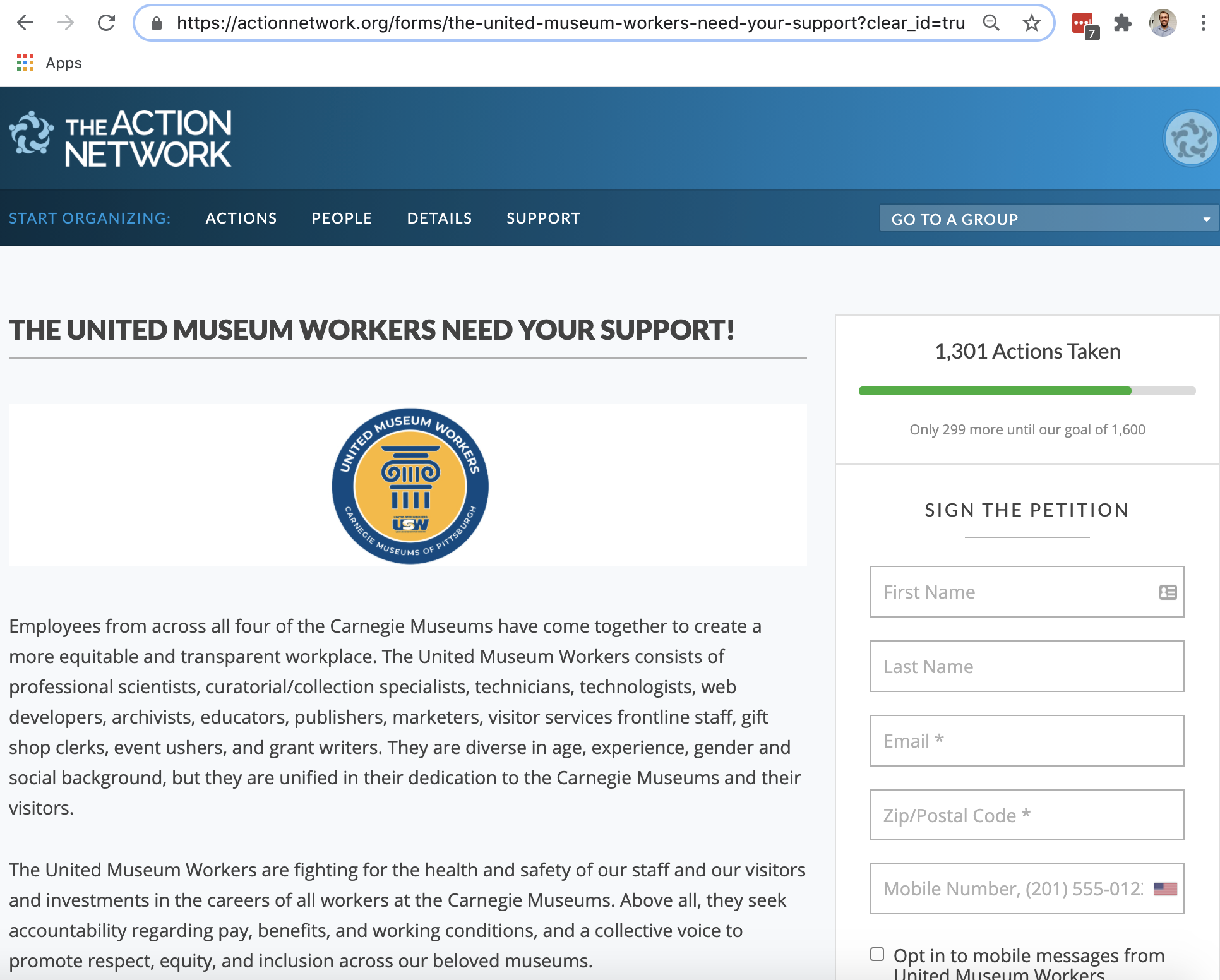 screenshot-of-united-museum-workers-petition